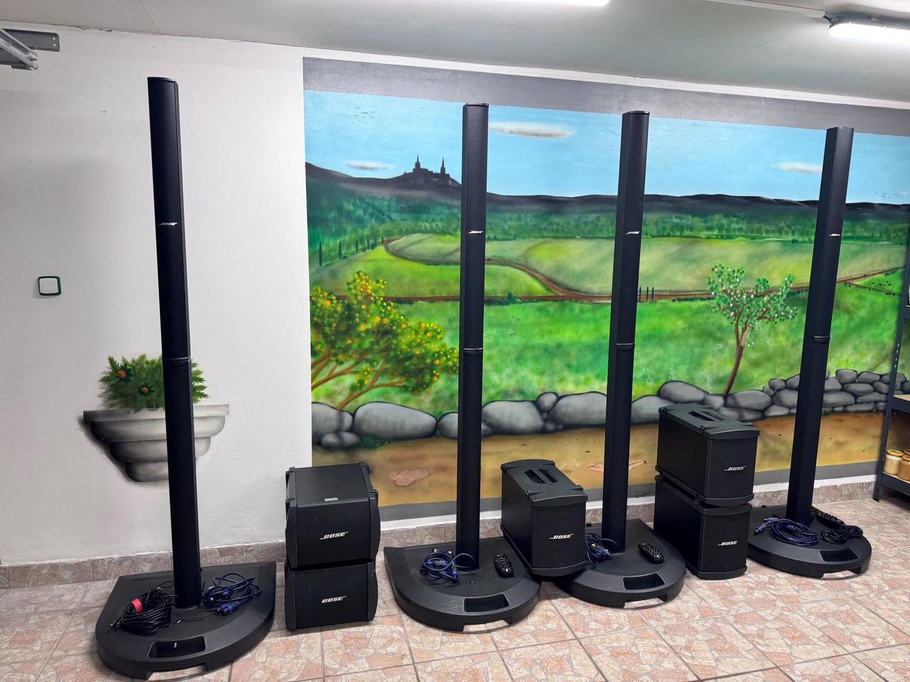 Bose L1 model 1 aparatura 2x L1 + 4x Sub Top zvuk