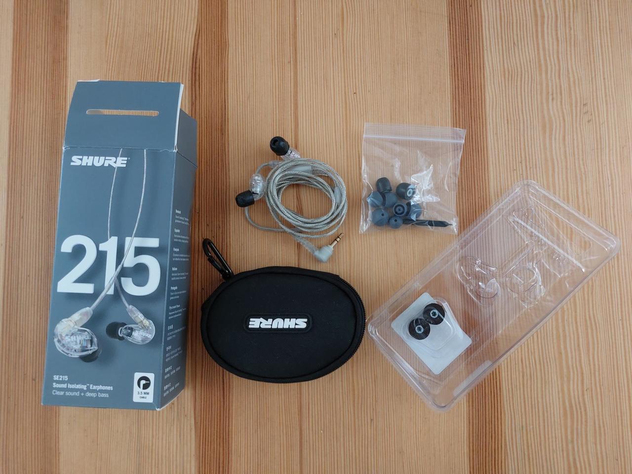 in-ear sluchátka Shure SE215